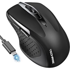 Wireless Mouse, 2.4G Computer Mouse with Nano Receiver mask