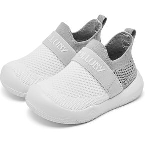 Baby Slip on Walking Shoes Toddler Sock Shoes Infant Sneakers Boy & Girls Non-Slip Tennis Shoes