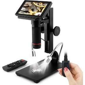 Andonstar ADSM302 1080P HDMI Portable USB Digital Microscope with Adjust Screen for Soldering and Phone Repair