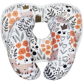 XIGGA U-Shaped Banana-Shaped Two-in-One Pillow for Infant Travel Car Seat, Used to Support and Protect Your Baby Sleeping Strollers Pillows