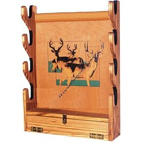 Rifle Rack How-to Book; Paper Pattern Plan to DIY and Easily Build San Angeo Gun Wall Stand