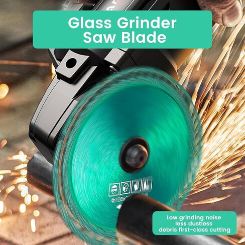 قرص غير قابل للتدمير للمطحنة، 5 قطع قرص غير قابل للتدمير 100 مم، شفرة منشار قطع متعددة الوظائف، شفرة منشار دائرية ماسية رفيعة للغاية لمطحنة الزوايا (الفتحة الداخلية 22.23 مم) in Kuwait