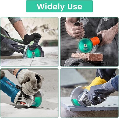 قرص غير قابل للتدمير للمطحنة، 5 قطع قرص غير قابل للتدمير 100 مم، شفرة منشار قطع متعددة الوظائف، شفرة منشار دائرية ماسية رفيعة للغاية لمطحنة الزوايا (الفتحة الداخلية 22.23 مم) in Kuwait