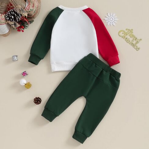 Sasaerucure Infant Toddler Baby Boy Halloween Outfits Long Sleeve Shirts Pumpkin Sweatshirt with Pants 2Pcs Winter Clothes in Saudi Arabia