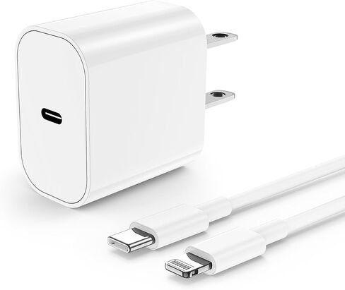 USB C Charger Block, 2Pack 20W for iPhone Fast Charger Wall Charging Plug,Type C Cube Power Adapter Brick Box for Apple iPhone 16 Pro/16/15/15 Pro Max/15 Plus/14 Pro Max/14/13 Pro/12/11/Mini/iPad Air in Saudi Arabia