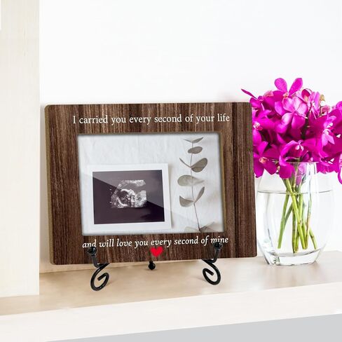 Wood Picture Frame Farmhouse Pregnancy Reveal to Parents Picture Frames Grandma Pregnancy Announcement Modern Picture Frames Small Picture Frames Baby Announcement Gifts (4x6" Horizontal Photo)-Y186 in Kuwait