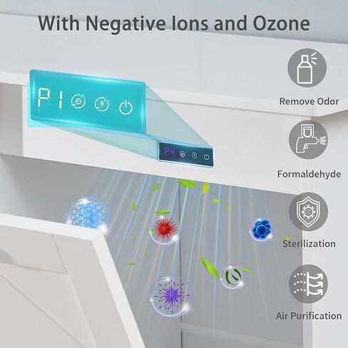 خزانة سلة مهملات المطبخ قابلة للإمالة من VECELO، سلة قمامة مقاومة للكلاب مع حامل خشبي لإعادة التدوير، أبيض in Kuwait