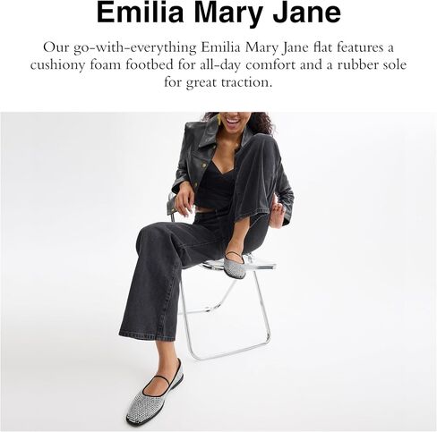 Coach Women's Emilia Mary Jane Flat in Saudi Arabia