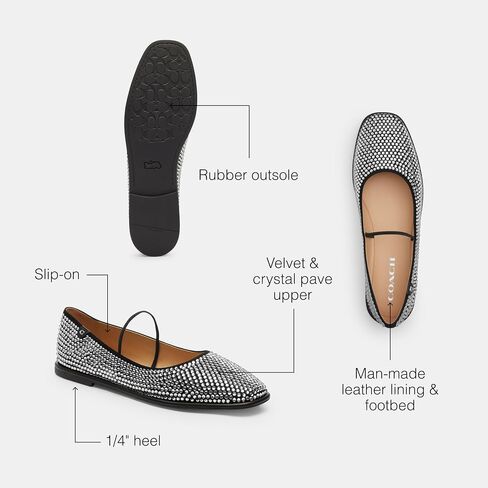 Coach Women's Emilia Mary Jane Flat in Saudi Arabia