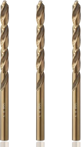 6.9mm Drilling Dia Straight Shank Metric Twist Drill Bit HSS Cobalt Pack of 3 in Kuwait
