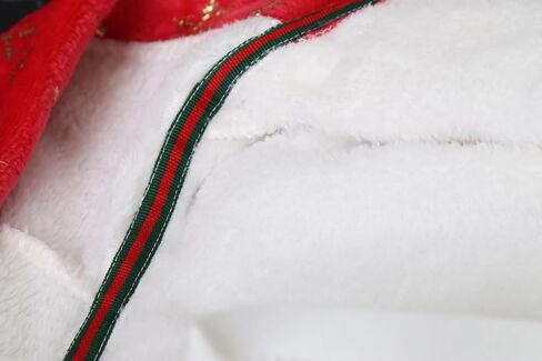 Baby Christmas Long Sleeve Fleece Jumpsuit Warm Hooded Fleece Footed Pajamas Romper Kids One-Piece Santa Xmas in Saudi Arabia