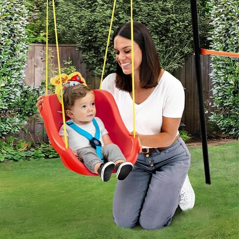 Nick Jr. PAW Patrol 2-in-1 Outdoor Swing by Delta Children – for Babies and Toddlers – Full Bucket Seat in Saudi Arabia