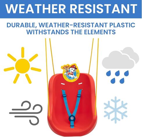 Nick Jr. PAW Patrol 2-in-1 Outdoor Swing by Delta Children – for Babies and Toddlers – Full Bucket Seat in Saudi Arabia