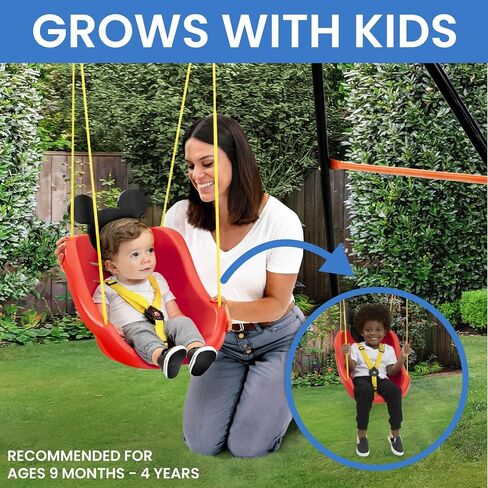 Nick Jr. PAW Patrol 2-in-1 Outdoor Swing by Delta Children – for Babies and Toddlers – Full Bucket Seat in Saudi Arabia