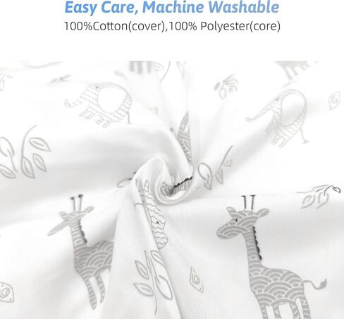 LAT Nursing Pillow and Positioner,Best for Mom Breastfeeding Pillow,100% Cotton Soft Fits Snug On Infant (Giraffe & Elephant) in Kuwait