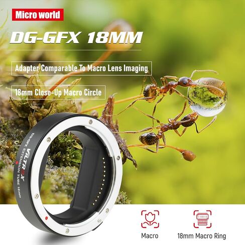 VILTROX DG-C معدن جبل التركيز التلقائي ماكرو تمديد أنبوب مجموعة محول حلقة (12 مللي متر + 20 مللي متر + 36 مللي متر) لكانون EF/EF-S عدسة DSLR كاميرا in Kuwait