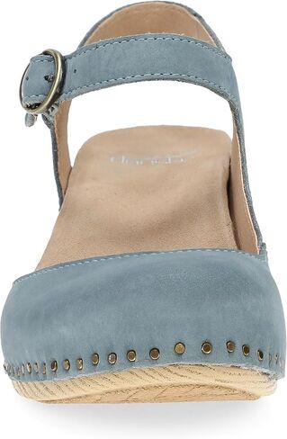 Dansko Taytum Closed-Toe Assymetrical Sandal for Women - Quality Leathers Treated with Scotchgard for Stain Resistance - Cushioned, Contoured Footbed for All-Day Comfort in Kuwait