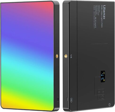 Ulanzi LT003 RGB LED Video Panel Light, 15W Big Panel 2500-9000K 8000mAh in Kuwait