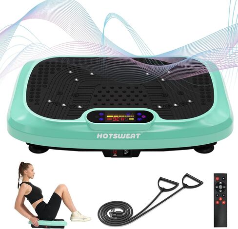 Vibration Plate Exercise Machine for Lymphatic Drainage,Power Plate Vibrating Platform ,Shaker for Weight Loss,Waver Board with 120 Levels for Home Gym in Kuwait