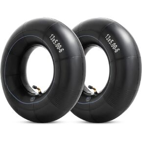 YeYouC Heavy Duty 13x5.00-6" Inner Tubes, Exact Replacement 5.00-6/4.00-6 Tire Tube with TR87 Bent Valve Stem for Razor Dirt Quad, Lawn Mowers, Snow Blowers, ATVs, Go Kart, and More (Pack of 2)