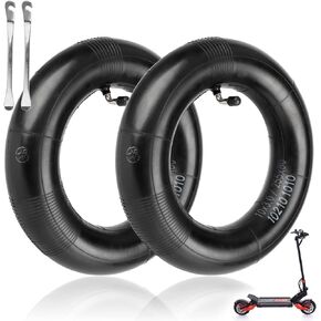 LUCK4U (2-Pack) 10x3 Replacement Inner Tubes with 90 Degree for 255x80 90/65-6.5 80/65-6.5 Tires Scooter