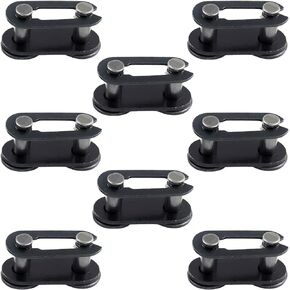 #35 Chain Master Links, manganese steelHeavy Duty Roller Chain Connector Links for 2-Stroke Motorcycle Motorized Bike 8pcs CQSPMOTO
