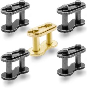 #415 سلسلة وصلة رئيسية 4 قطع، 415 قطعة دراجة بمحرك ذهبي 1 قطعة - 415 وصلة رئيسية لسلسلة الدراجة لدراجتين دراجة بمحرك - 415 وصلة سلسلة رئيسية من Epromiseparts in Kuwait