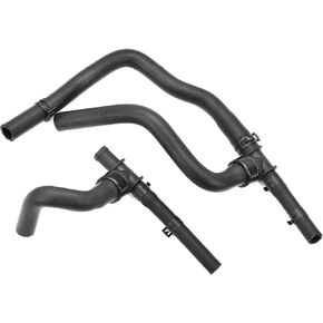 2PCS Heater Hose with TEE Supply-Return Compatible with Dodge Journey 2.4VVT 2008-2020 Heater Hose Set Replacement 5058437AK 5058437AI 5058437AD