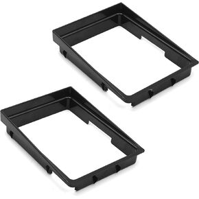 TonGass (2-Pack) Manual Transmission Shifter Bezels Compatible with Jeep Cherokee/Wrangler