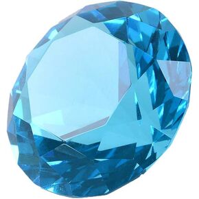 LONGWIN 50mm (2") Crystal Faceted Diamond Paperweight Wedding Favor Home Decor