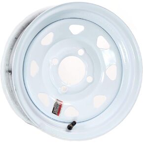 2-Pack Trailer Wheel White Rims 13 x 4.5 Spoke Style 4 Lug On 4 in Saudi Arabia