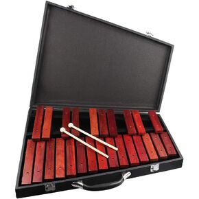 Mr.Power 25 Note Wood Xylophone G5- G7 Glockenspiel الخشبي مع مطرقة، حافظة للاعبين المحترفين في فرقة طلاب المدرسة in Kuwait