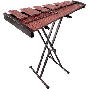 37 Key Professional Chromatic Xylophone with Mallets, Adjustable Stand, and Carrying Bag - Wooden Glockenspiel in Kuwait