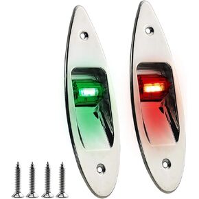 IZTOSS 12V Boat LED Navigation Lights Marine Boat Lights Waterproof Navigation Lights Side Bow Teardrop Lights