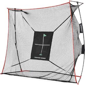 Rukket 9x7x3ft Haack Golf Net Pro, Practice Driving Indoor and Outdoor, Professional Golfing at Home Swing Training Aids, by SEC Coach Chris Haack