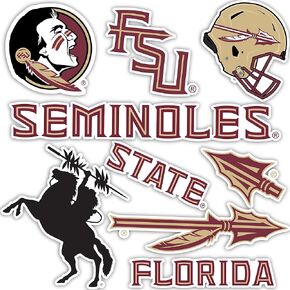 Desert Cactus Florida State University Sticker Seminoles FSU Stickers Vinyl Decals Laptop Water Bottle Car Scrapbook T2 (Type 2)