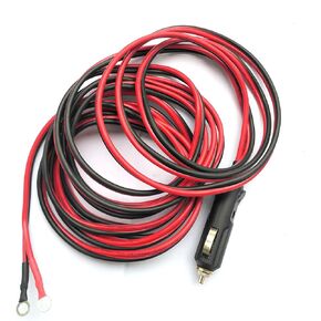 12V 15A Heavy Duty Male to Male Cigarette Lighter Plug Charger Cord With LED Lights And Fuse Protection On Both Plugs