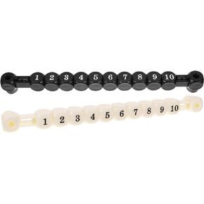 Kisangel 2pcs Foosball Scoring Counters 10 Numbers Scoring Score Counter Indicator Table Football Counter for Standard Foosball Tables