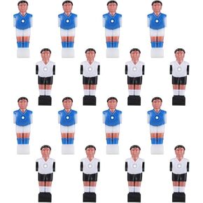 Resin Football Man Doll Foosball Replacement Part 16Pcs Resin Football Guys Lovely Soccer Wear-Resistant Foosball Guys Foosball Table Soccer Men Football Table Player