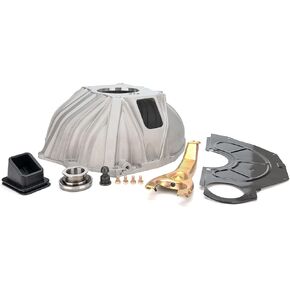 MFZDQL 3899621 غطاء جرس تطبيق القابض اليدوي من الألومنيوم يناسب تشيفي بيلهاوسينج 1959-1988 مع غطاء فحص دولاب الموازنة، شوكة القابض والحذاء، كرة محورية، محمل تحرير القابض in Kuwait