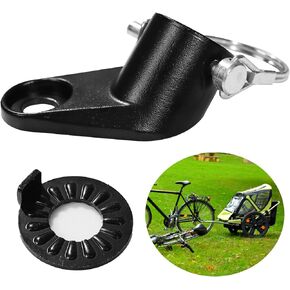 Bike Coupler, Bike Trailer Hitch Coupler Attachments Suitable for Schwinn Bike Trailers, Aftermarket Replacement Designed for Bicycle Carriers