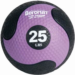 Aeromat Deluxe Medicine Ball Color: Black/Purple (25 lbs)