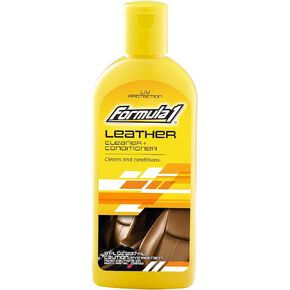Formula 1 Leather Cleaner and Conditioner, Enriched Leather Conditioner for Car Interior & Upholstery, Shines & Protects, Car Cleaning Supplies, 8 oz