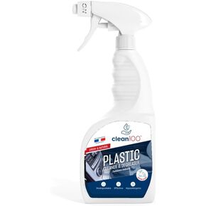 clean100 Plastic Cleaner & Degreaser – All Purpose Biodegradable Grease Remover - 100% Natural Cleaner for Cars, Trucks, SUVs, RVs