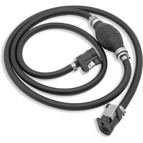 NOTETOUPT Fuel Line Assembly 5/16 " 8mm Fuel Gas Line Hose for Marine Outboard Boat Motor RVs Fuel Assembly ith Primer Bulb Steel Hose Clamps with Primer Bulb Steel Hose Clamps 6FT fuel line