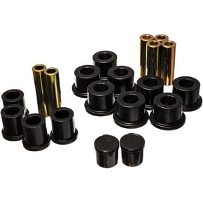 Energy Suspension 5.2118G Leaf Spring Bushing Set, Black