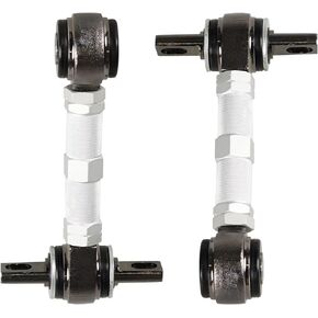 YESHMA Rear Upper Adjustable Camber Arm Kit 2 Pieces Compatible with Honda Civic 88-00 and Integra 94-01 EK EG(Red)