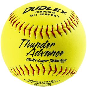 Dudley Thunder Advance 12" Slow Pitch Softball - Composite Cover - Pack of 12