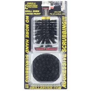 Household Cleaners - Drill Brush - Kitchen - Cleaning Supplies - Grout Cleaner - Cast Iron Skillet - Pots and Pans - Scrub Brush - Stove - Oven Rack - Sink - Kitchen Table - Spin Brush - Baseboards