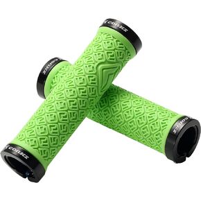 corki Mountain Bike Grips,Double Lock on Locking Bicycle Handlebar Grips for MTB,Downhill
